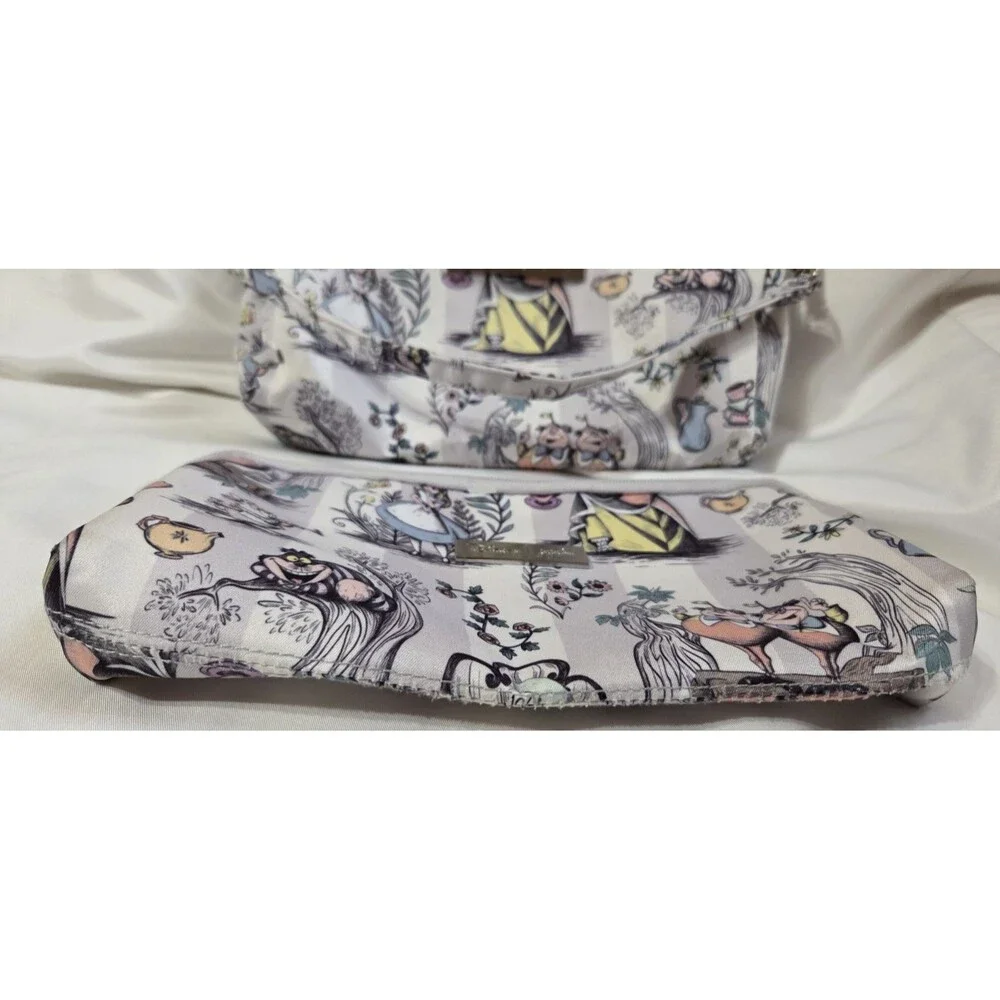 Jujube X Disney Its Mad Mad World Be Quick With Wristlet W/Zip Up Bag Lot Of 2